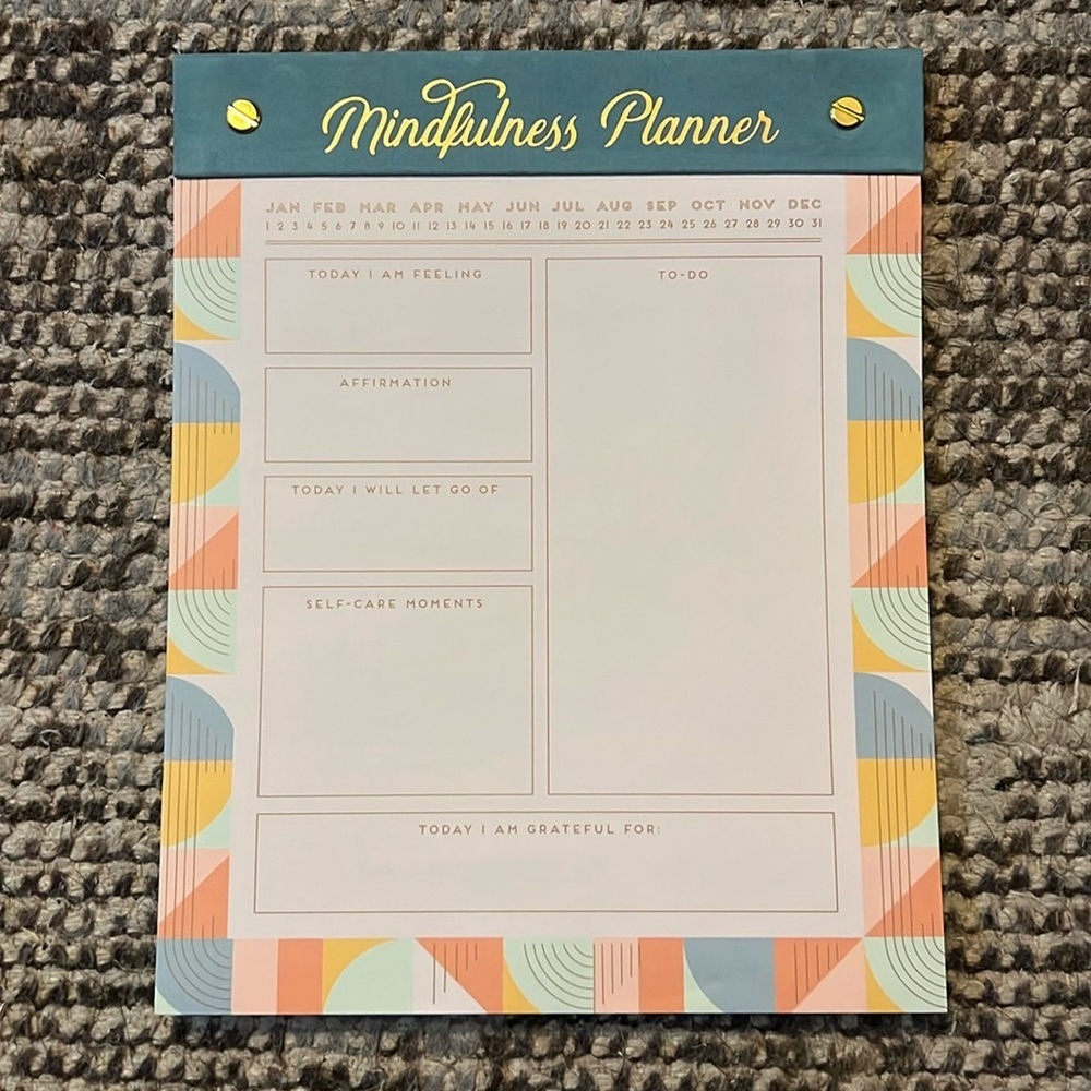 NEW Mindfulness Planner Designworks Ink